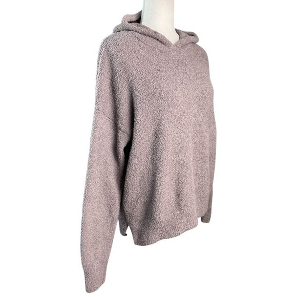 Cupcakes and Cashmere Soft Knit Gray Hooded Sweatshirt Top Women's Size Small - Picture 5 of 7